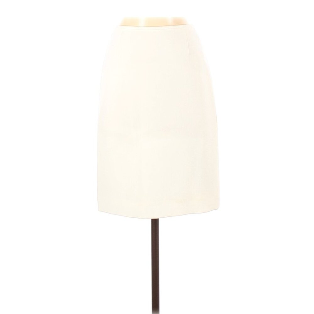 ivory midi skirt